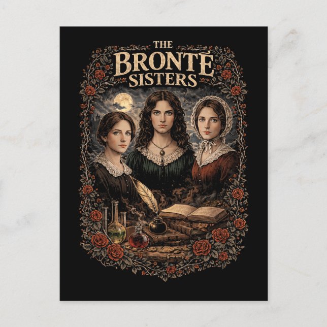 Brontë-systrarna Vykort (Framsida)
