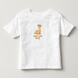Bronto Be Wild – Söt Brontosaurus T Shirt