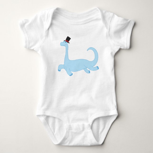 Brontosaurus - den kalla Dino dansen Tee Shirt (Framsida)