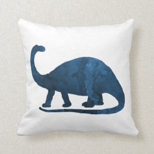 Brontosaurus - flottblått - Dinosaur Kudde