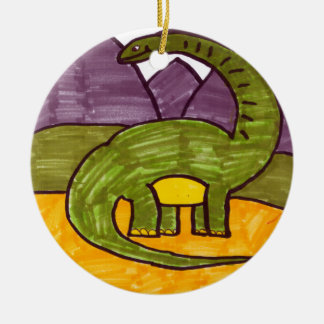 Brontosaurus Julgransprydnad Keramik