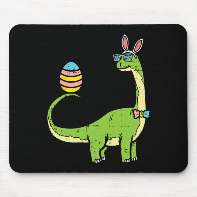 Brontosaurus Kaninöron Ägg Påsk Dag Dinosaurie Di Musmatta (Framsidan)
