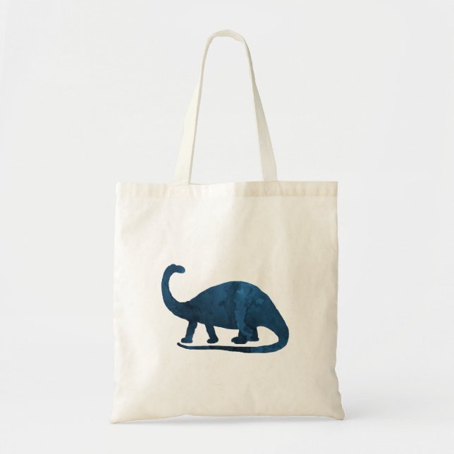 Brontosaurus - Navy Blue - Dinosaur Tygkasse (Framsidan)