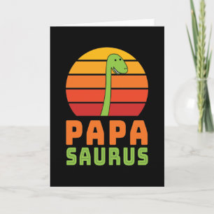 Brontosaurus Papasaurus Dinosaur Fars Dag Kort