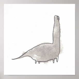 Brontosaurus Poster