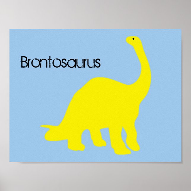 Brontosaurus Poster (Framsidan)