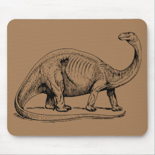 brontosaurus-prehistorisk dinosaur musmatta