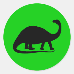 Brontosaurus Sticker Runt Klistermärke