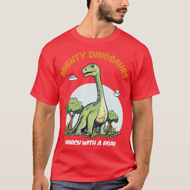 Brontosaurus T Shirt (Framsida)