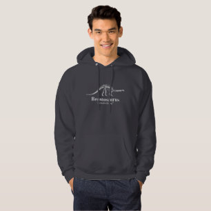 Brontosaurus Thunder Lizard Dinosaur Skeleton Cool Sweatshirt