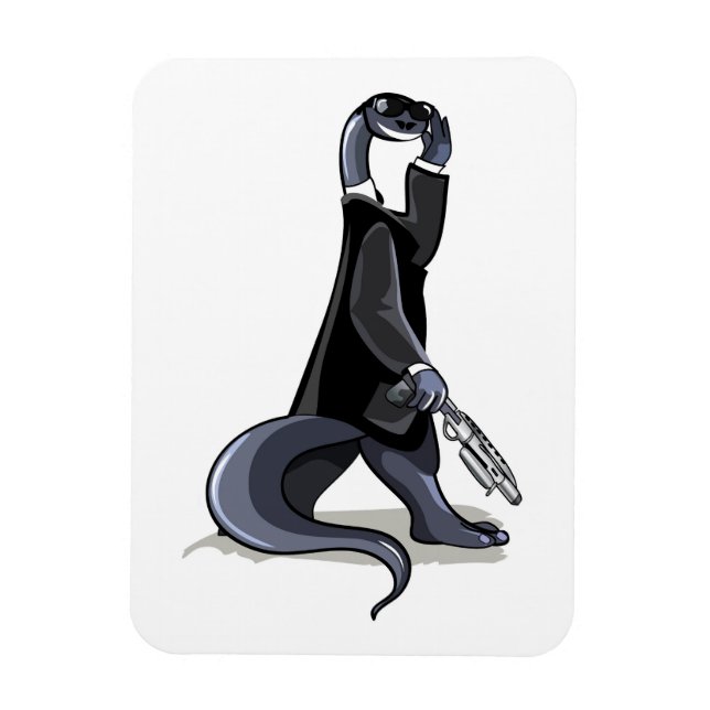 Brontosaurus trycktes som ett filmtecken. magnet (Vertikal)