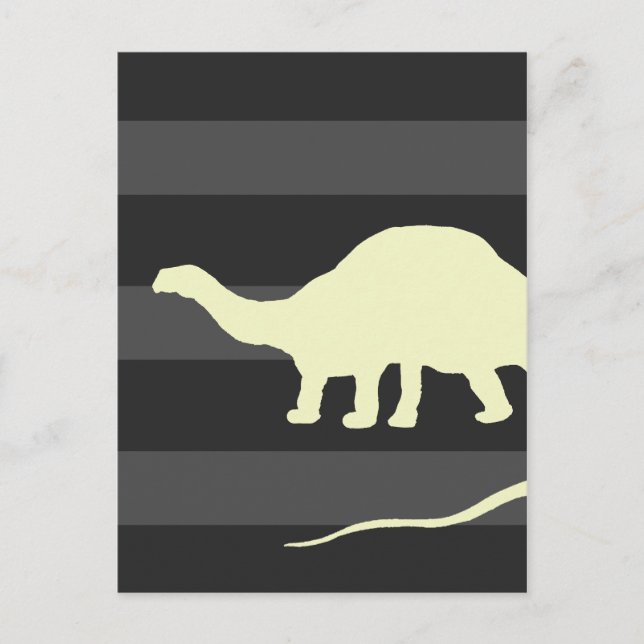 brontosaurus vykort (Framsida)