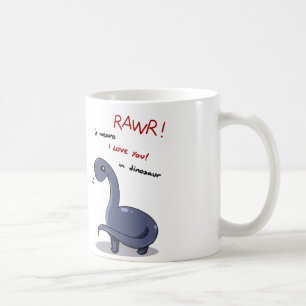 brontosaurusrawrelak älskar jag dig:), kaffemugg