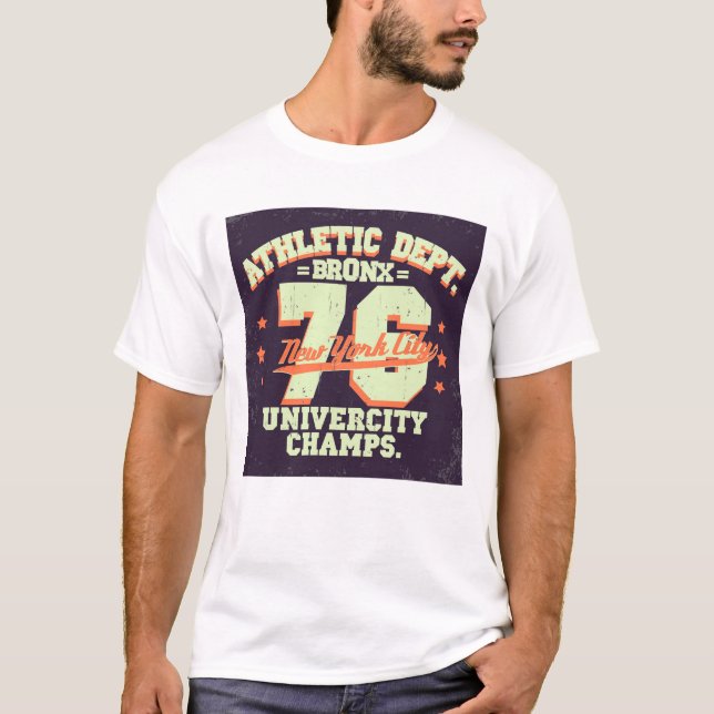 Bronx 76 University Champs T-shirt (Framsida)