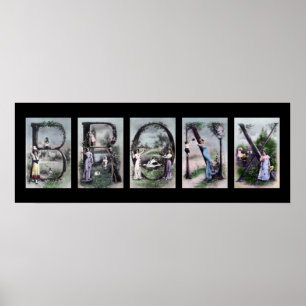 BRONX Alphabet Brev Poster Art