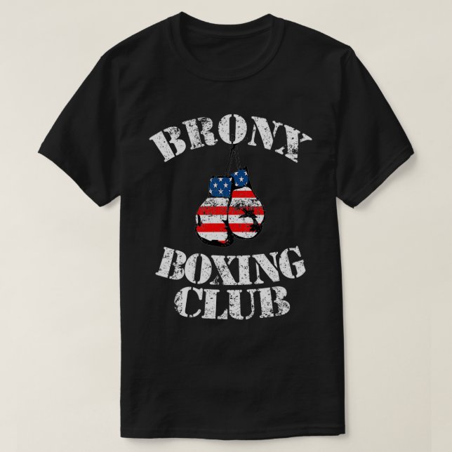 Bronx Boxing Klubb Distress Vintage Boxer T Shirt (Design framsida)