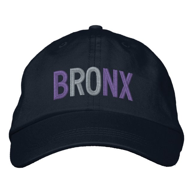 BRONX EMBROIDERED BASEBALL CAP BRODERAD KEPS (Framsida)