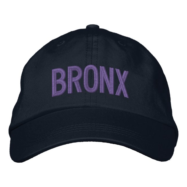 BRONX EMBROIDERED BASEBALL CAP BRODERAD KEPS (Framsida)