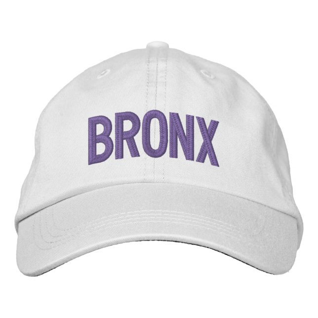 BRONX EMBROIDERED BASEBALL CAP BRODERAD KEPS (Framsida)