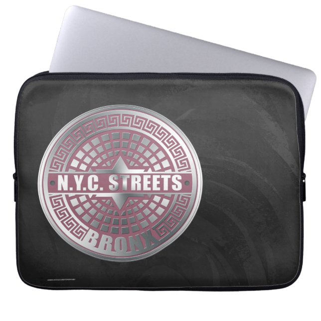 Bronx för täckblad i Manhål Laptop Sleeve (Framsidan)