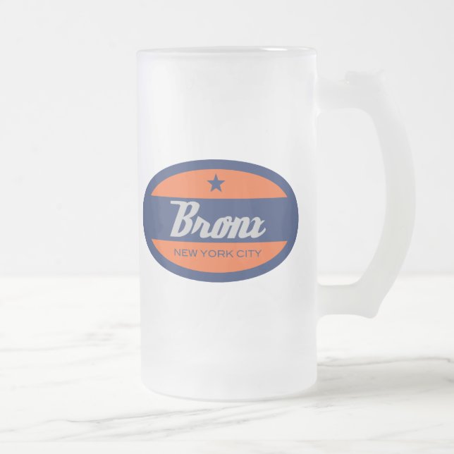 *Bronx Frostat Ölglas (Höger)