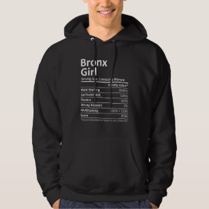 BRONX GIRL NY NEW YORK Funny City Home Roots USA G Hoodie