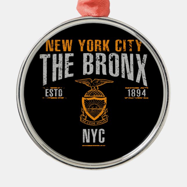 Bronx Julgransprydnad Metall (Framsidan)