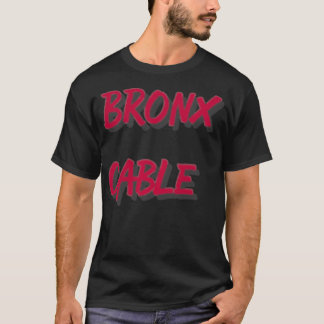 Bronx-kabelröd Pullover T Shirt