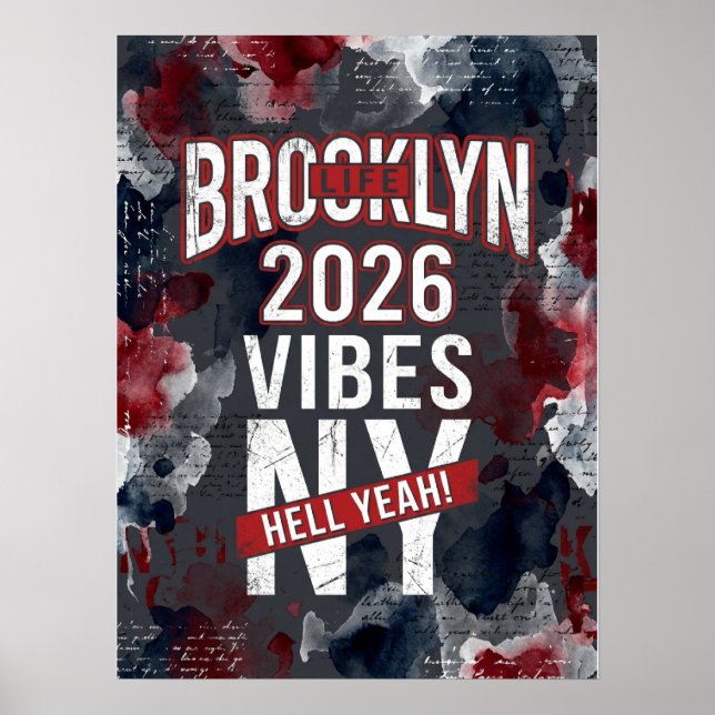 Bronx Life 2026 Vibes Poster (Framsidan)