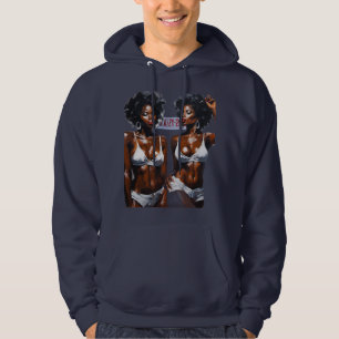 "Bronx Navy Blue Hoodie för manar: Avslappnad Comf