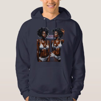 "Bronx Navy Blue Hoodie för manar: Avslappnad Comf