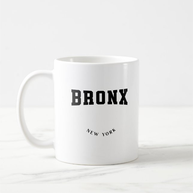 Bronx New York Black Coffee Mugg (Vänster)