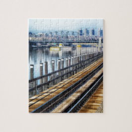 bronx new york city byggnader flod pussel