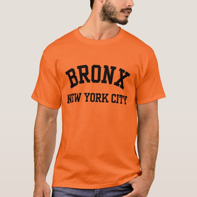 Bronx New York City Tee Shirt (Framsida)