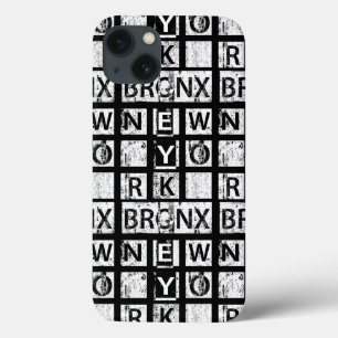 Bronx New York Grungetypografi