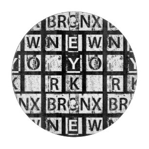 Bronx New York Grungetypografi