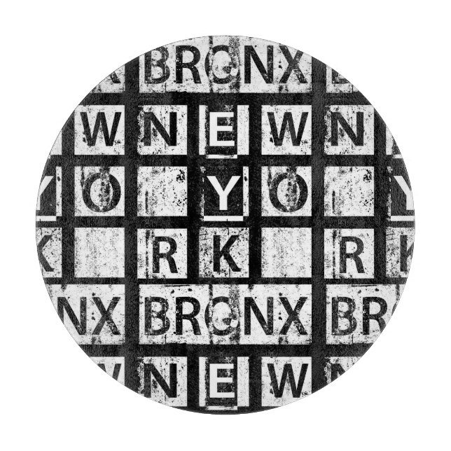 Bronx New York | Grungetypografi (Framsidan)