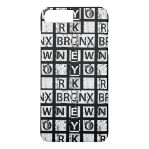 Bronx New York Grungetypografi