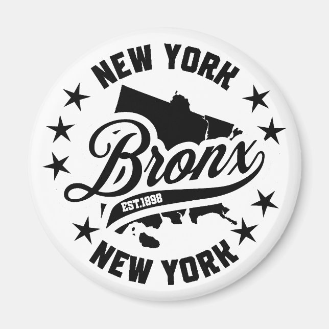 Bronx,New York Magnet (Framsidan)