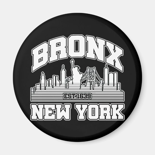 Bronx,New York Magnet (Framsidan)