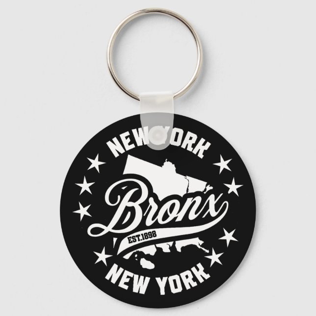Bronx,New York Nyckelring (Framsida)