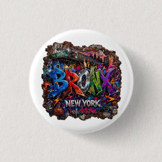 Bronx New York Urban Graffiti Gatukonst Knapp
