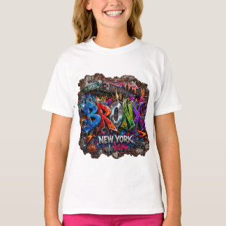 Bronx New York Urban Graffiti Gatukonst T Shirt