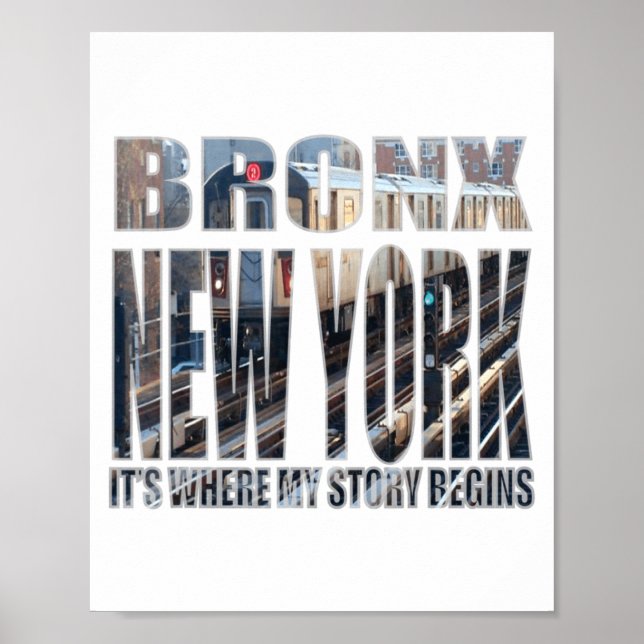 Bronx New York Where My Story Begins  Poster (Framsidan)