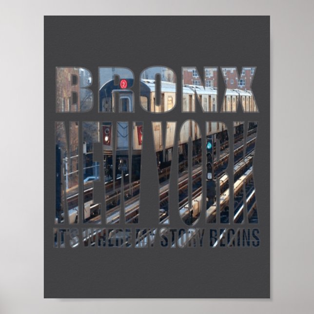 Bronx New York Where My Story Begins  Poster (Framsidan)