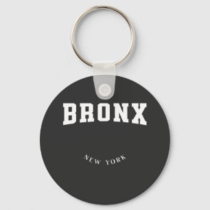Bronx New York White Nyckelring