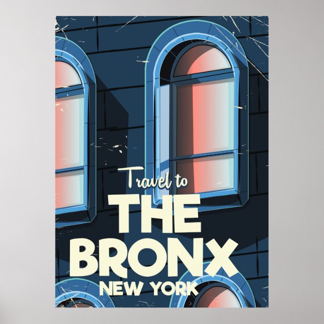 Bronx New Yorks reseaffisch Poster (Framsidan)