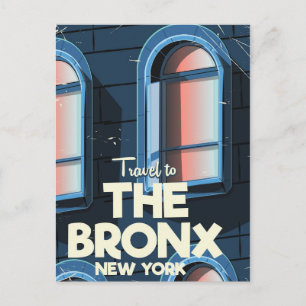 Bronx New Yorks reseaffisch Vykort