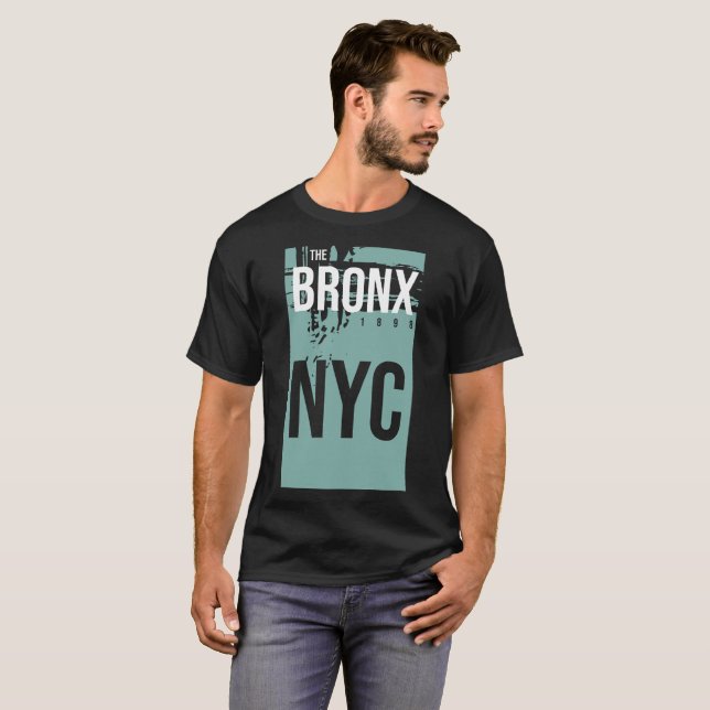 BRONX NYC 1898 T SHIRT (Hel framsida)
