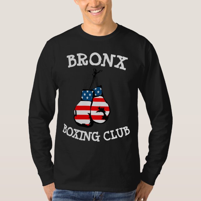 BRONX NYC BOXING KLUBB BOXING GLOVES T-SHIRTS (Framsida)